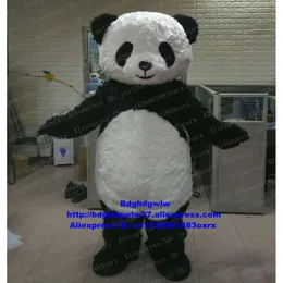 أزياء التميمة Panda Bear Bearcat Catbear Mascot Costume Adult Cartoon Character Anniversary Communications ZX1174