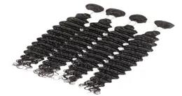 Ishow 12A Onda Profunda Extensões de Cabelo Humano Cru Trama 34 Pacotes Kinky Curly Corpo Brasileiro Peruano Malaio Indiano Tecer Cabelo for5840996