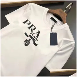 Camicie da esterno Designer T-shirt casual da donna T-shirt allentata con lettere Stampa maniche corte Top per uomo e donna Coppie estive T Shi Otjds