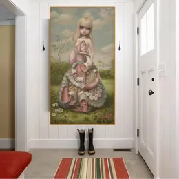 Paintings Holover Modern Canvas Oil Painting Mark Ryden Anatomia 2014 Childish & Weird Art Poster Unframed Home Decor 2980