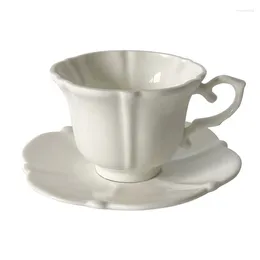 Tassen Europäische Retro Keramiktasse Kaffeetasse Englischer Nachmittagstee Und Untertasse Set Mini