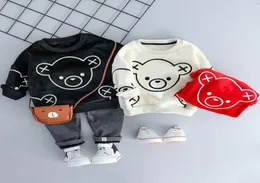 Hylkidhuose Baby Girl Boy Clothing Set 2018 Autumn Winter Plush Infant Clothes Passar Cartoon Children Kids Casual Coatume Y1905187062142