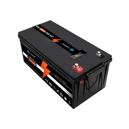 Electric Vehicle Batteries 24V 100Ah Lifepo4 Lithium Battery With Voltage Display Bms Suitable For Boats Golf Carts Forklifts Solar En Otzxa