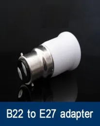 100pcslot Fedex B22 to E27 Adapter Led Halogen CFL light lamp E27 to B22 adaptor BC to ES adapter7856924