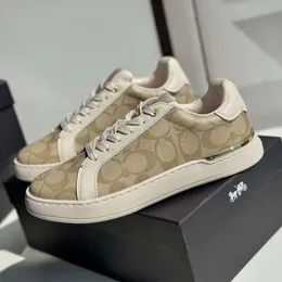 24 sapatos casuais ultra leves, doces e famosos da Internet da família C, sapatos femininos com bloqueio de cores em PVC impresso, cadarços redondos femininos B