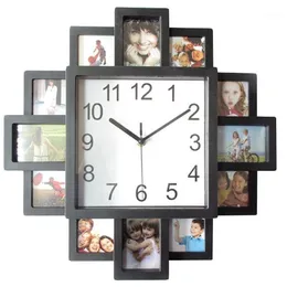 Po Frame Wall Clock New Diy Modern Desigh Art Picture Clock Living Room Home Decor Horloge-ABUX1296k