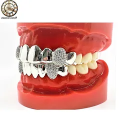 Hot Sell Custom Made Teeth Sterling Diamond Moissanite Mens Iced Out Grillz Available at Wholesale Price