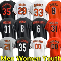 2024 CITY CONNECT Baseball Jerseys Adley Rutschman Cedric Mullins Cal Ripken Jr. Ryan Mountcastle Gunnar Henderson Jorge Mateo Austin Hays Eddie Murray Jersey