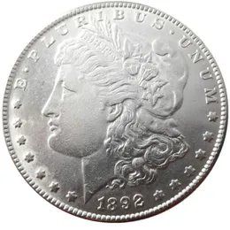 90% Argento US Morgan Dollar 1892-P-S-O-CC NUOVO VECCHIO COLORE Copia artigianale Moneta Ornamenti in ottone Accessori per la decorazione della casa282d