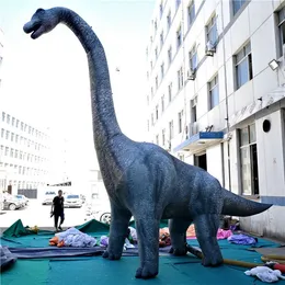 Großhandel 8 mH (26 Fuß) grüner aufblasbarer Dinosaurier-Drachen-Aufblasballon mit Gebläse für Bühnenbild-Dekoration
