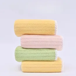 Towel Fried Dough Twists Hemmed Coral Wool Drawbar Soft Absorbent Household Bath