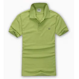 Männer luxuriöser Kurzarmbrand Hemd Button V-Ausschnitt Flip Kragen besticktes T-Shirt Herren komfortable schlanke Top-Sommer-Kleidung