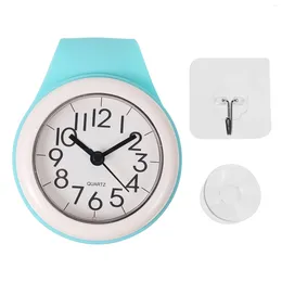 Wall Clocks Bathroom Suction Cup Clock Digital Timer Operated Waterproof Shower Plastic For