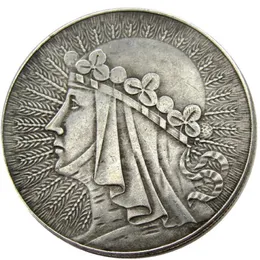 Polska 10 Zlotych 1932 Queen Jadwiga Common Coin Copy Monety Home Decoration Accessories286o