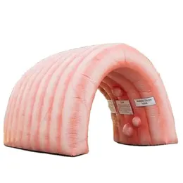 wholesale 6x3,5x3 mH (20x11,5x10 piedi) con ventilatore Colon gonfiabile gigante di alta qualità per uso didattico medico Tenda gonfiabile personalizzata per tunnel per organi dell'intestino