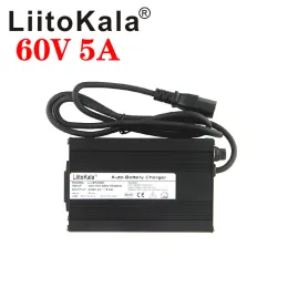 Liitokala 67.2V 5A-laddare 60V 5A Li-ion-laddare 110V / 220V 50-60Hz för 16S 60V Litiumbatteripaket Fast Charger
