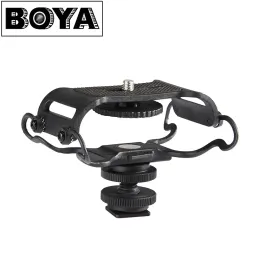 Microphones BOYA BYC10 Microphone Shock mount for Zoom H4n/H5/H6 for Sony Tascam DR40 DR05 Recorders Microfone Shockmount Olympus Tascam