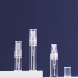 2 ml 3 ml 5 ml transparent minisprayflaska tom klar påfyllningsbar reseparfym atomizer bärbara glasflaskor owolh xbgrg