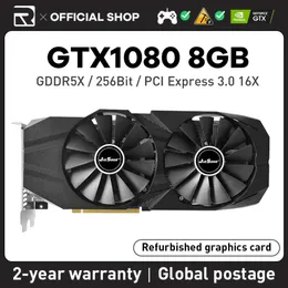 Игровая видеокарта JIESHUO GeForce GTX 1080 8 ГБ GDDR5X 256 бит PCI-E 3.0 NVIDIA gtx1080 8g ПК Настольное видео для офиса KAS RVN CFX