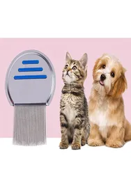 Dog Grooming Terminator Lice Comb Professional Stainless Steel Louse بشكل فعال الحصول على التخلص من Leaces Lices Treatment Hair يزيل NIT3579520