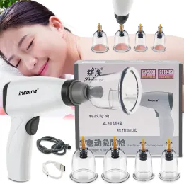 Massager Electric Vacuum Cupping Szklanki Profesjonalne ssanie Kubek antyleklulitu masażer ciała masager ventosa z zestawem aparatu akupunktury