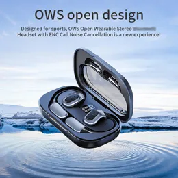 Newest Design J13 OWS Earbuds True Wireless Earhook Earphones Bluetooth 5.3 Stereo Sound Noise Cancellation Gaming in-Ear Headset Good Quality