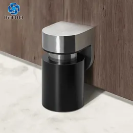 BETOCI 304 Solid Stainless Steel Heavy Door Stop Door Retainer Cylindrical Floating Magnetic Door Stopper Furniture Hardware 21072311U