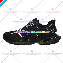 Designer Triple-S Track 3.0 Casual Shoes Sneakers Black Green Transparent Nitrogen Crystal Outsole 17Fw Running Shoes Mens Womens Outdoor Trainers 570 663