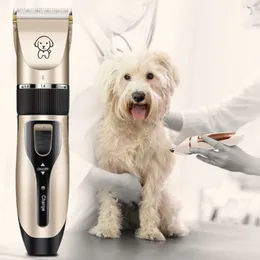 The latest 4 packages dog shaver pet hair clippers teddy cat shaving dog hair professional hair clipper trimming pet automatic s247s