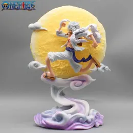 Фигурки One Piece GK Anime Rain-hole Studio Moonlight Run Ника Луффи Фигурка Периферийные устройства в штучной упаковке Светящаяся модель ручной работы Украшение Подарок ldd240312