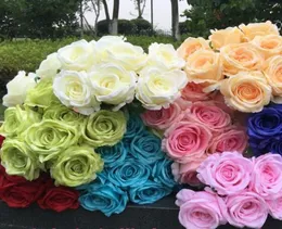 Rosen-Blumenstrauß, 9 Köpfe, künstliche Rosen, Hortensien für Hochzeit, Brautstrauß, künstliche dekorative Blumen2961473