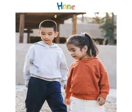 Hnne Herbst Lässige Kinder Hoodies Dünne Weiche Bequeme Kapuzenpullover Jungen Mädchen Kinder Jogger Pullover HJ151165 2111109102397