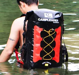 30L Kayak Drybag Bolsa Su geçirmez sırt çantası Açık havada nehir impermeabile rulo üst kuru çanta tekne çuval yüzmek kuru paketi sırt çantalı j1987506