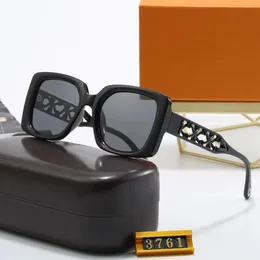 Luksusowa marka marki Square Spolaryzowane okulary przeciwsłoneczne dla kobiet mężczyzn Vintage Shades Uv400 Classic Large Metal Millionaire Sun Classes Style z pudełkiem