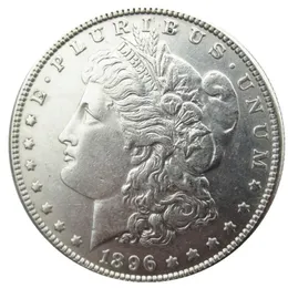 90% Argento US Morgan Dollar 1896-P-S-O NUOVO VECCHIO COLORE Copia artigianale Moneta Ornamenti in ottone Accessori decorazione domestica341I