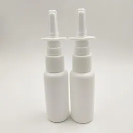 120pcs 30ml/1オンス白いプラスチック医療鼻スプレーボトルポンプスプレー容器洗浄用途用バイアルポットotrxc