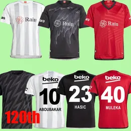 23 24 Besiktas Mens Futebol Jerseys ROSIER SALIiH UCAN GEDSO CENK TOSUN SEMIH NECIP UYSAL BERKAY Home Away 3ª Camisas de Futebol