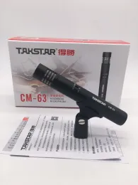 Оригинальный микрофон TAKSTAR CM63 с маленькой диафрагмой, профессиональный записывающий микрофон для трансляции/записи/выступлений на сцене