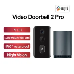 Steuern Sie die Xiaofang Smart Video Doorbell 2 Pro 2K HD Infrarot-Nachtsicht 2-Wege-Gegensprechanlage WiFi-Türklingel Smart Home Türklingelkamera