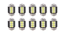 10PCSSet Car Auto 36mm CANBUS Errore 3 LED 5050 SMD 6418 C5W Targa Cupola Led Lampadina8420292