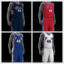 Basketball Set maglie+Shorts Joel 21 Embiid Tyrese 0 Maxey Kelly 9 Oubre Jr. Cameron 22 Payne Tobias 12 Harris Buddy 17 Hield Kyle 7 Lowry Allen 3 Iverson Julius 6 Ervving 6 Ervving