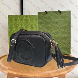 Luxurys Soho Disco axelväska designer väskor bokstav g Tassel handväskor Kvinnor läder fransade messenger handväska designer kors kroppspåsar plånbok koppling väska