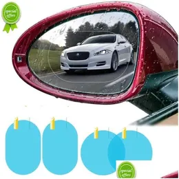 Autoaufkleber Neue 1 Stück Aufkleber Regenschutzfolie für Rückspiegel Regen Klare Sicht in regnerischen Tagen Anti-Glare Drop Lieferung Autos M Otsdt