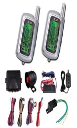 Araç Araç Güvenlik Çekçilik Araç Alarmı 2 Yolu LCD Sensör Uzak Motor Başlangıç ​​Sistemi Kiti Otomatik Araç Hırsız Alarm Sistemi CA6358247