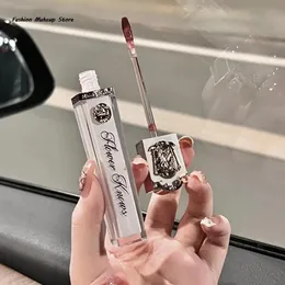 Flower تعرف سلسلة Unicorn Crystal Lipgloss Glasting Watery Film Mirror Glaze Lip Lipstick Longlasting Makeup Beauty 240305