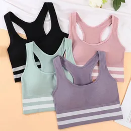 Bras 2024 Sexy Women Bra Pad Brassiere Underwear Chest Sleep Yoga Sports Fitness Vest Top Cotton Bralette Fashion Underwaist