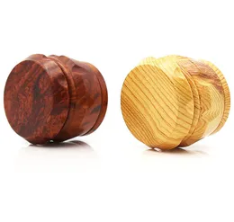 Whole Wood Grain Herb Metal Grinder 4 слоя двухцветные измельчители табака с 40 мм 50 мм 63 мм DHL5171464