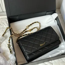 24SS WOC Star Chain Bag Caviar Bag 20cm Fashion Women Counter Bag Bag Cowmond Diamond Gold Hardware Metal Bucker