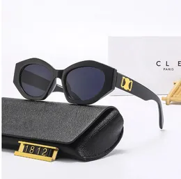 2024 الفاخرة miuity miu نظارات شمسية مصمم نظارات شمسية للنساء الرجال نظارات Goggle خطاب شاطئ Sun Glasses Metal Met Letter Design SMU09WS SMU11WS Eyeglasses