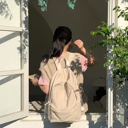 Hbp não-marca atacado escola temporada estudante mochila menina personalizado casual mochila de náilon luz estilo simples feminino